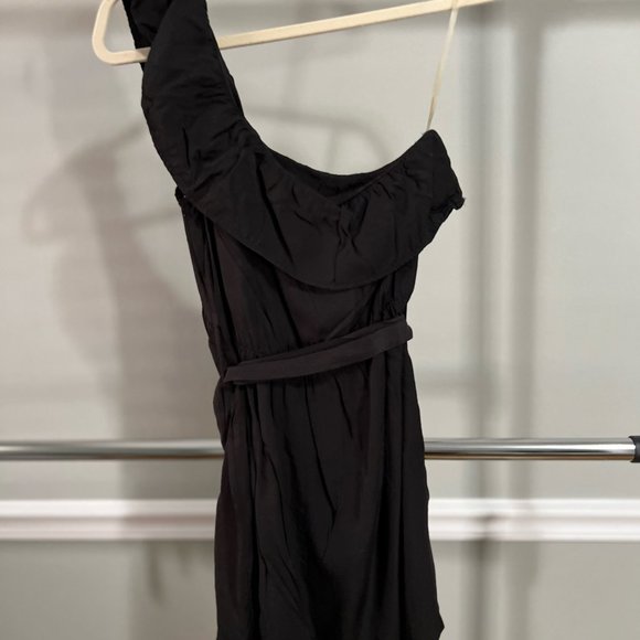 Forever 21 (XX1) Black One Shoulder Dress - Picture 2 of 4